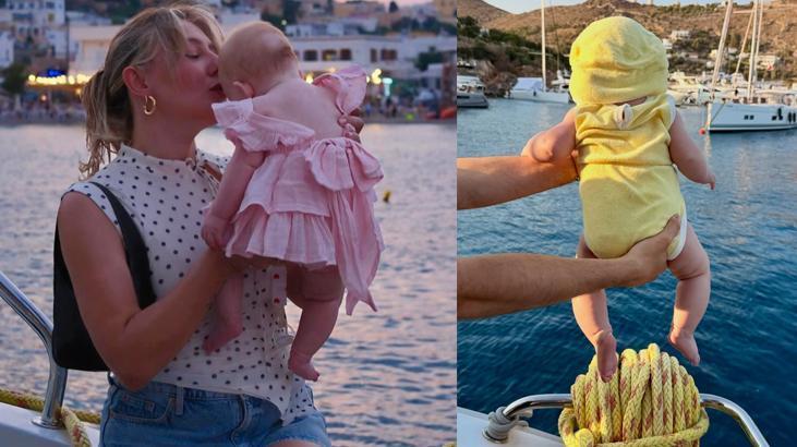 İsminin anlamı merak konusu olmuştu Ege Kökenli ve kızından yeni kareler