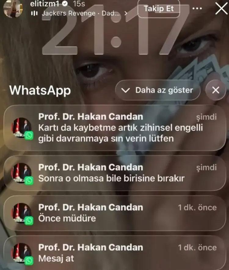 Bahar Candan babasının mesajlarını ifşaladı: Zihinsel engelli gibi davranmaya son verin