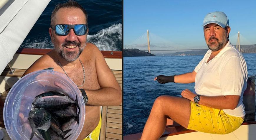Ata Demirerin boğaz keyfi Teknesiyle açıldı, palamut avına çıktı