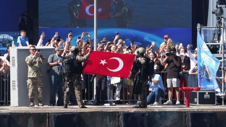 TEKNOFEST Mavi Vatan’da son gün yoğunluğu havadan görüntülendi