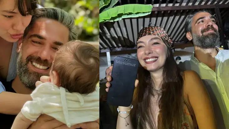 Neslihan Atagül ve ailesinin tekne keyfi Pastayı üflerken gözlerinden uykusuzluk aktı