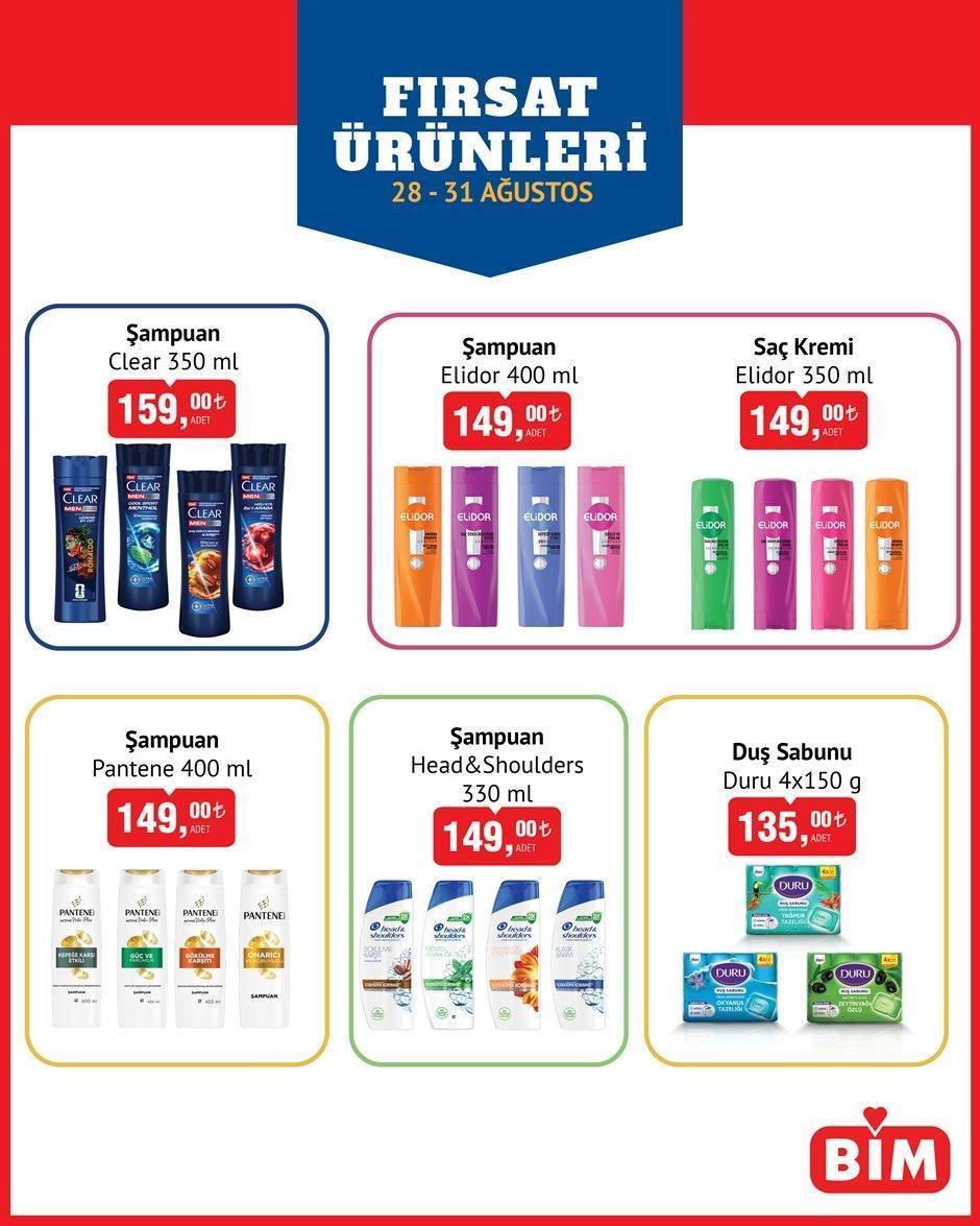 28-31 AĞUSTOS BİM İNDİRİMLİ ÜRÜNLER KATALOĞU