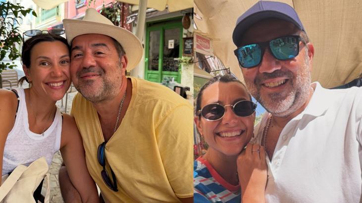 Urlada aşk tazelediler Ata Demirer ve sevgilisi Dilara Alemdardan romantik kareler
