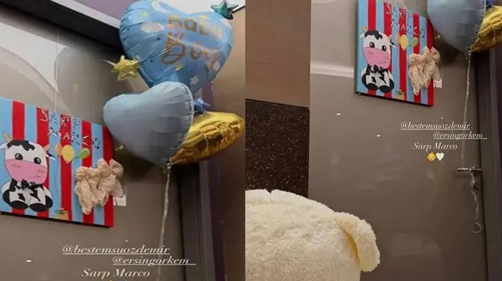 Nazara inanmıyorum demişti Bestemsu Özdemir oğlu Sarp Marconun son halini paylaştı