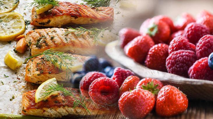 Orman meyveli salsa soslu somon 25 dakikada hazır Hem acı hem tatlı