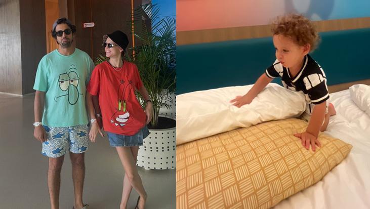 Aile saadeti Taner Ölmez, eşi ve çocuklarıyla tatil pozlarını paylaştı