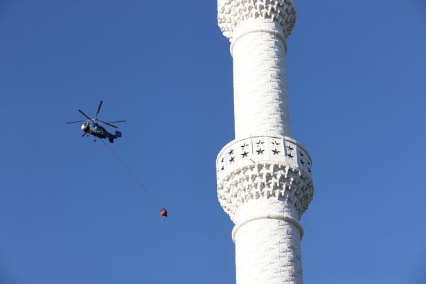Adana ve Antalyadaki orman yangınlarından görüntüler