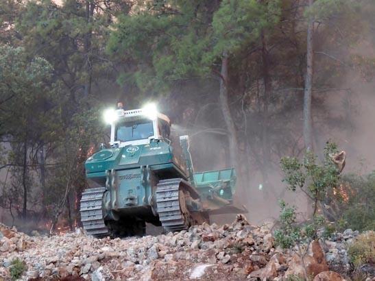 Adana ve Antalyadaki orman yangınlarından görüntüler