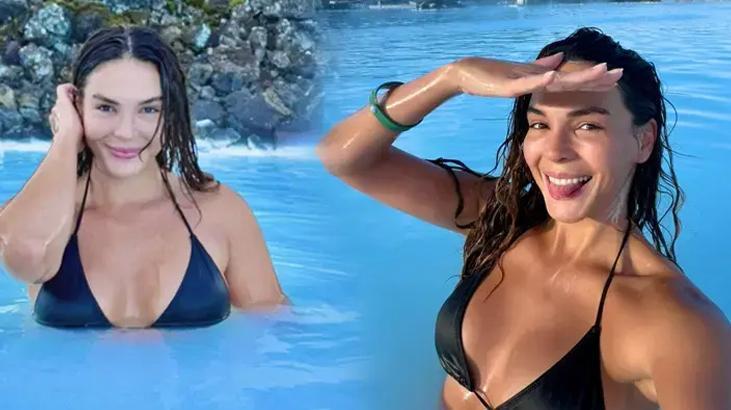 Yeni rotası İzlanda oldu Ebru Şahin pozlarıyla tam not aldı