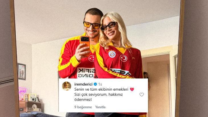 İREM DERİCİ’DEN TEŞEKKÜR MESAJI