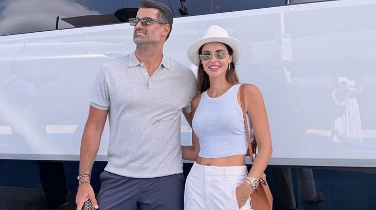 Cannesda romantik tatil Zeynep Sever Demirel ve Volkan Demirel çifti aşk tazeledi