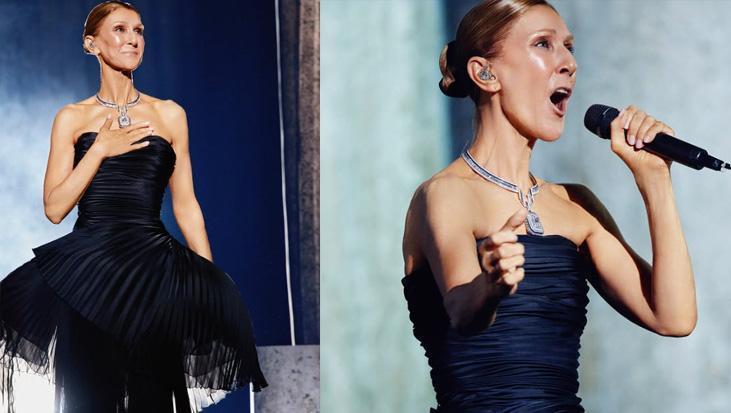 Celine Dion’dan 6 yıl sonra görkemli dönüş Pariste sahne aldı