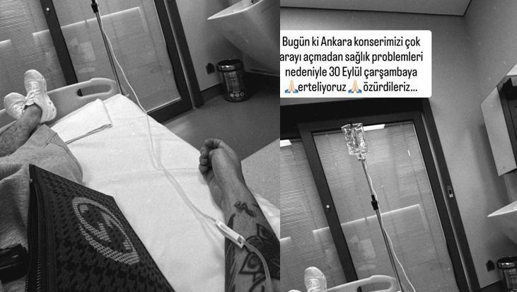 Berkay Şahinden hayranlarını endişelendiren paylaşım Konserini erteledi