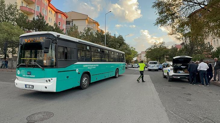 Kayseri'de feci kaza! Özel halk otobüsünün çarptığı bisikletli çocuk hayatını kaybetti