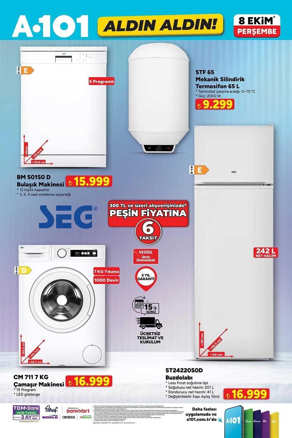 8 EKİM PERŞEMBE A101 ALDIN ALDIN AKTÜEL KATALOĞU