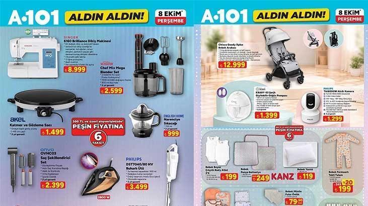 YEPYENİ A101 AKTÜEL ÜRÜN KATALOGLARI | 3-9 EKİM 2026 A101 HAFTANIN YILDIZLARI KATALOĞU SATIŞTA A101 Aldın Aldın 8 Ekim Perşembe aktüel kataloğunda hangi ürünler satışa çıkacak Araç Şarj İstasyonu, Motor Kaskı, Çok Fonksiyonlu Yazıcı, Bebek Arabası, Şarjlı Giyilebilir Göğüs Pompası