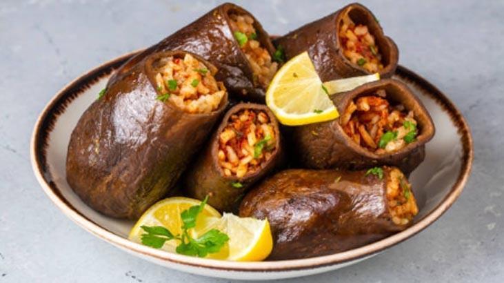 Ne dağılıyor ne eriyor Tam ölçülü ekşili kuru dolma tarifi