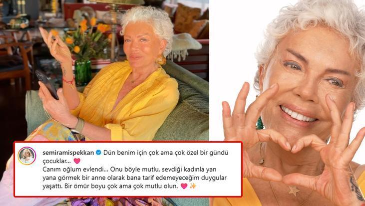 Semiramis Pekkan’ın oğlu Zoran Lalvani evlendi Ünlü sanatçıdan duygusal paylaşım