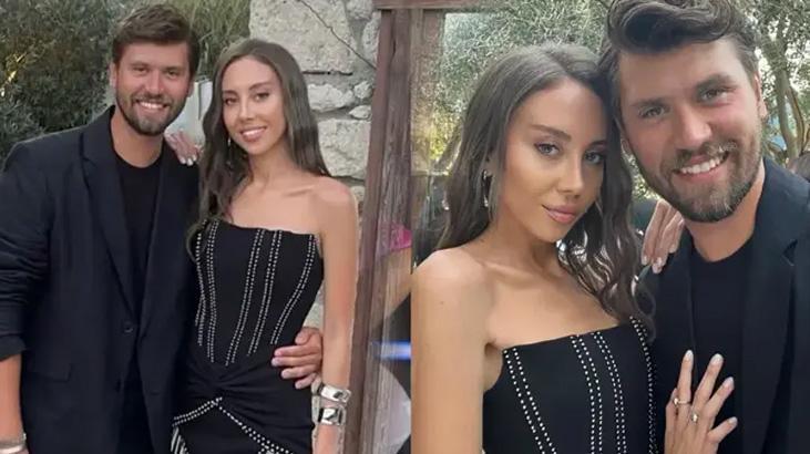Serhan Onat ve Merve Küsmenoğlu çifti yakın dostlarının katıldığı düğünle evlendi