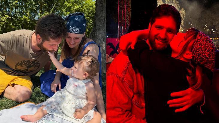 Gizem Karaca eşi Kemal Ekmekçi ve kızıyla mutlu aile pozunu paylaştı