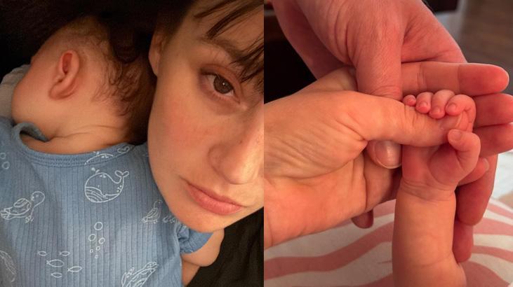 Gizem Karaca eşi Kemal Ekmekçi ve kızıyla mutlu aile pozunu paylaştı