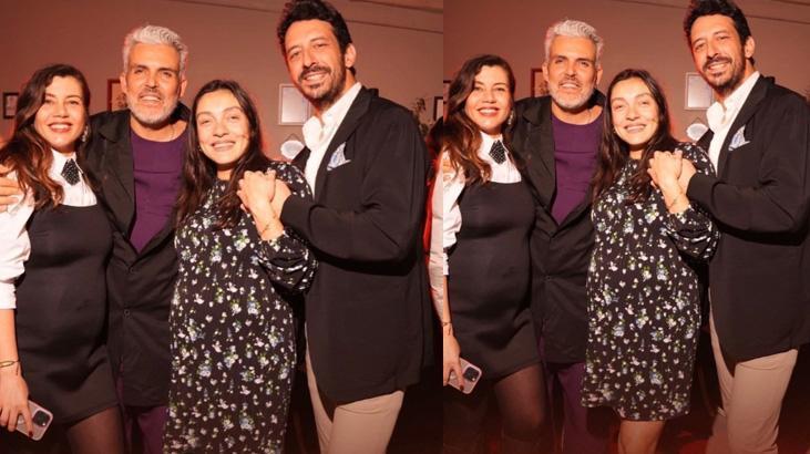 Hamile olan Gökçe Bahadır ile Merve Dizdar aynı karede bir araya geldi