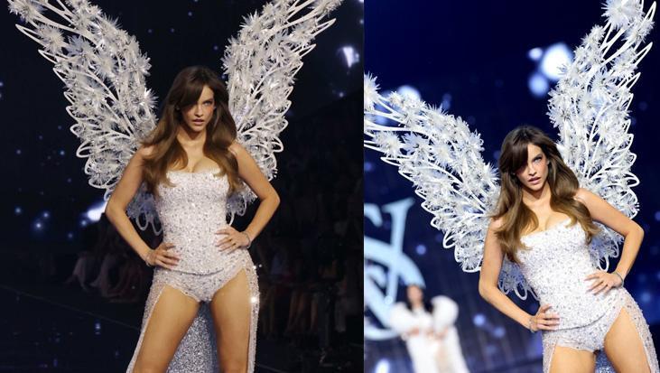 Barbara palvin, doğumdan altı hafta sonra Victoria's Secret podyumuna çıktı