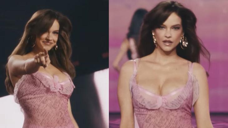 Barbara palvin, doğumdan altı hafta sonra Victoria's Secret podyumuna çıktı