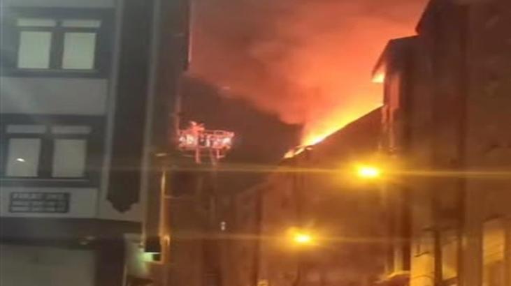Fire in five-storey Esenler building extinguished