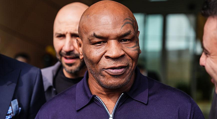 Mike Tyson arrives in Istanbul for a project