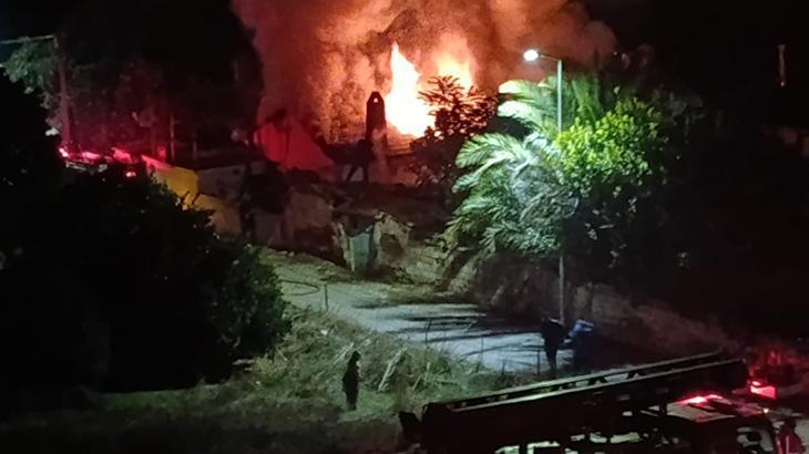 Family escapes house fire in Aydın after heating stove catches fire