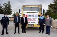 Dinar'dan İzmir'e yardım TIR'ı