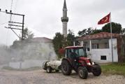 Çan Belediyesi ekipleri, köyleri dezenfekte ediyor