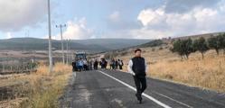Şarköy'de seyir halindeki öğrenci servisi yandı