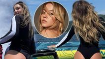 Sydney Sweeney mayolu pozlarını paylaştı, sosyal medya yıkıldı!