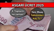 YENİ ASGARİ ÜCRET zammı yüzdesi açıklandı mı, ne kadar olacak? 2025 Asgari ücret için son 4. toplantı ne zaman ve haftaya mı kaldı?