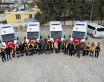 Hatay’da sağlık hizmetleri filosuna 4 yeni ambulans daha katıldı