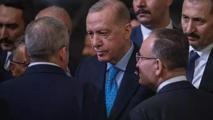 Önder ile Erdoğan’dan ayaküstü sohbet