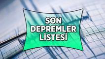 YENİ SON DEPREMLER LİSTESİ 15 MART! 📍 Az önce deprem mi oldu, nerede kaç şiddetinde? Kandilli Rasathanesi, AFAD 15 Mart son depremler listesi...