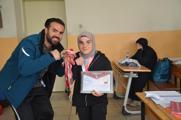 Şınav çekerek hazırlandığı bilekte Türkiye şampiyonu oldu