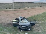 Nevşehir'de 1 kişinin hayatını kaybettiği kaza güvenlik kamerasında