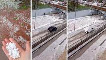 Meteoroloji'den birçok ile uyarı! Ankara'da sağanak ve dolu etkili oldu