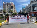 Aydın'da 'Ailemiz Geleceğimiz' yürüyüşü