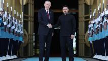 Cumhurbaşkanı Erdoğan'ın, Ukrayna Devlet Başkanı Zelenskiy ile görüşmesi sona erdi