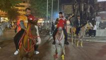 Karabük'te şampiyonluğu at binerek kutladılar