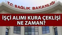 SAĞLIK BAKANLIĞI İŞÇİ ALIMI KURA ÇEKİLİŞİ | Sağlık Bakanlığı 3.658 işçi alımı kura ne zaman? İŞKUR Sağlık Bakanlığı işçi alımı sonuçları ne zaman ve nereden öğrenilecek?