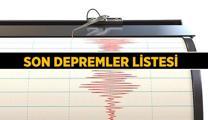 Yeni deprem oldu mu? 9 Haziran son dakika son depremler listesi