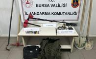 Bursa'da izinsiz kazı yapan 3 şüpheli yakalandı