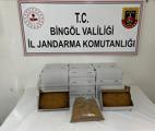 Bingöl’de, yolcu otobüsünde 20 kilo 635 gram kıyılmış tütün ele geçirildi