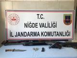 Niğde'de Ruhsatsız Silah Baskını